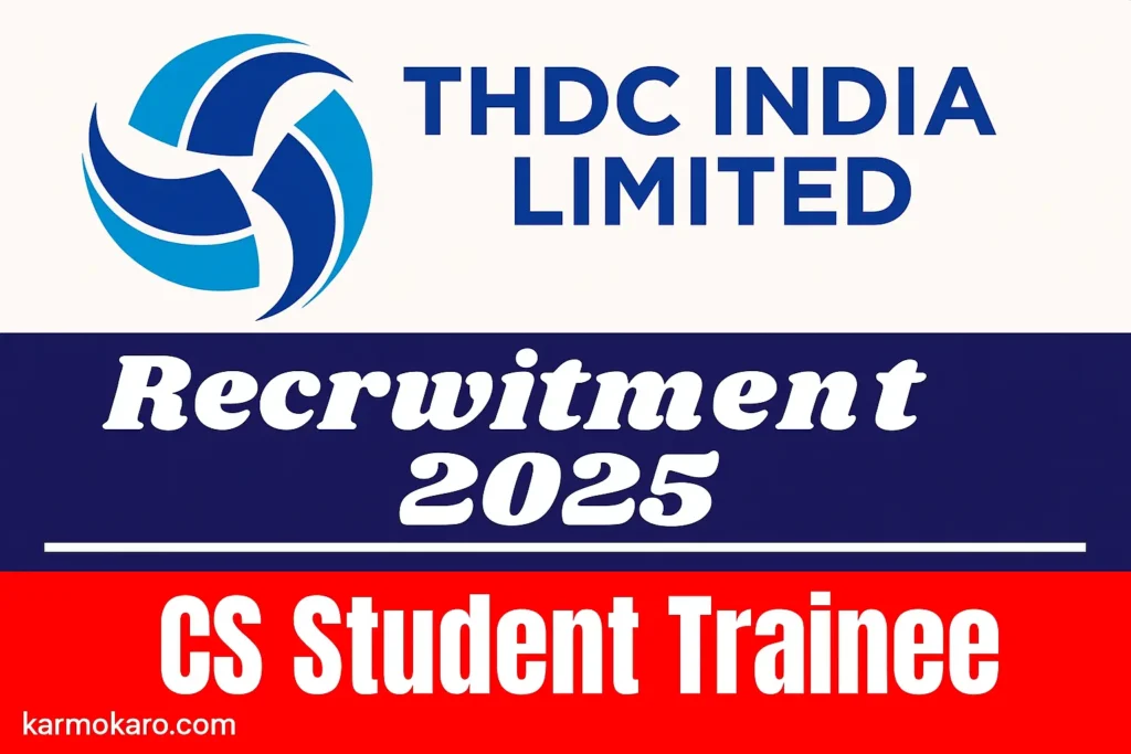 THDC India Limited Recruitment 2025