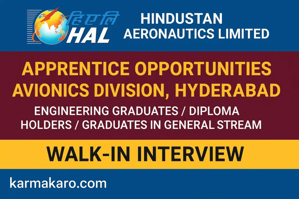 HAL Hyderabad Apprenticeship 2025 Recruitment