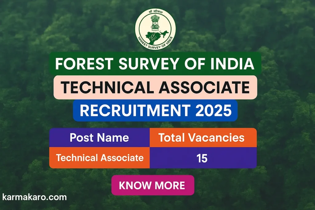 FSI Technical Associate Recruitment 2025 – Apply for IT, Computer Science & Civil Engineering Posts