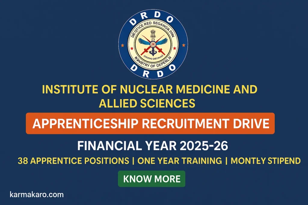 INMAS DRDO Apprenticeship Recruitment 2025 – Apply for Graduate & Diploma Apprentice Posts