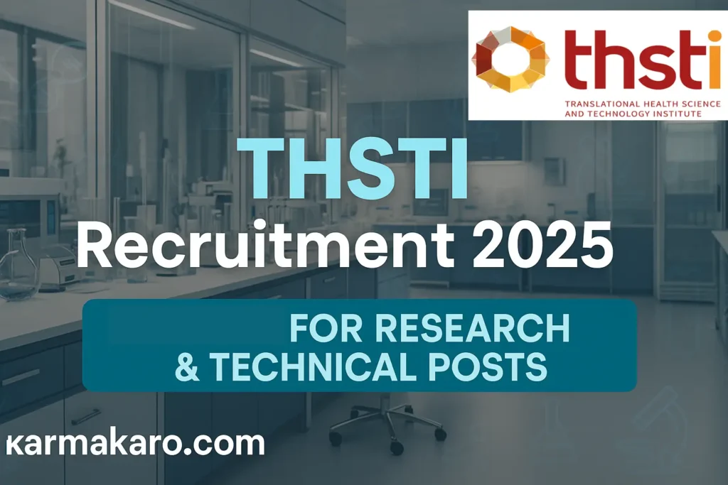 THSTI Recruitment 2025