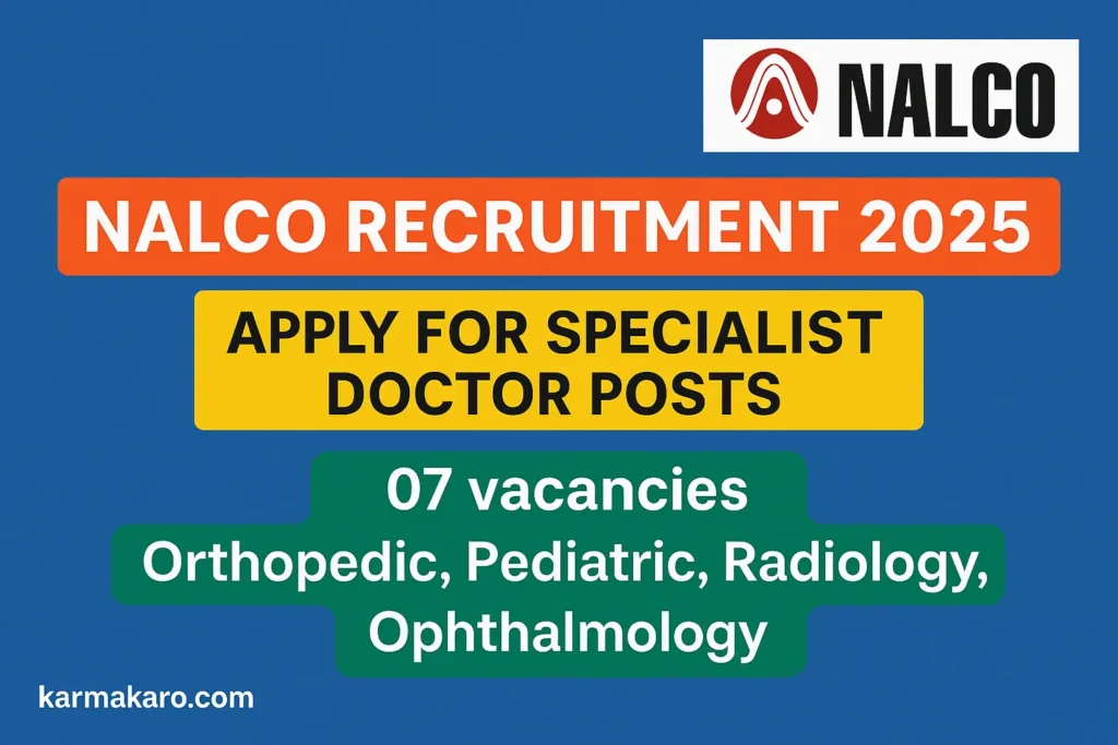 NALCO Recruitment 2025
