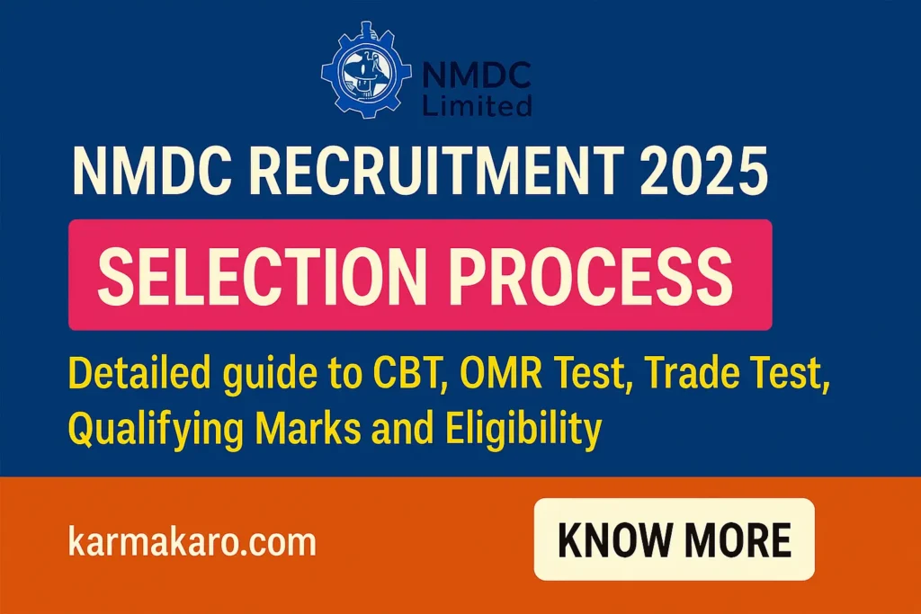 NMDC Recruitment 2025: Apply for 995 posts in Kirandul, Bacheli & Donimalai. ITI, Diploma, B.Sc holders eligible. Apply online now!