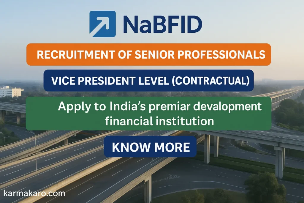 NaBFID Vice President Recruitment 2025: Apply for High-Level Roles on Contract Basis