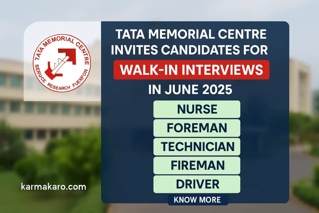 TMC Muzaffarpur Walk-In Interview 2025: Nurse, Foreman, Technician & More Posts