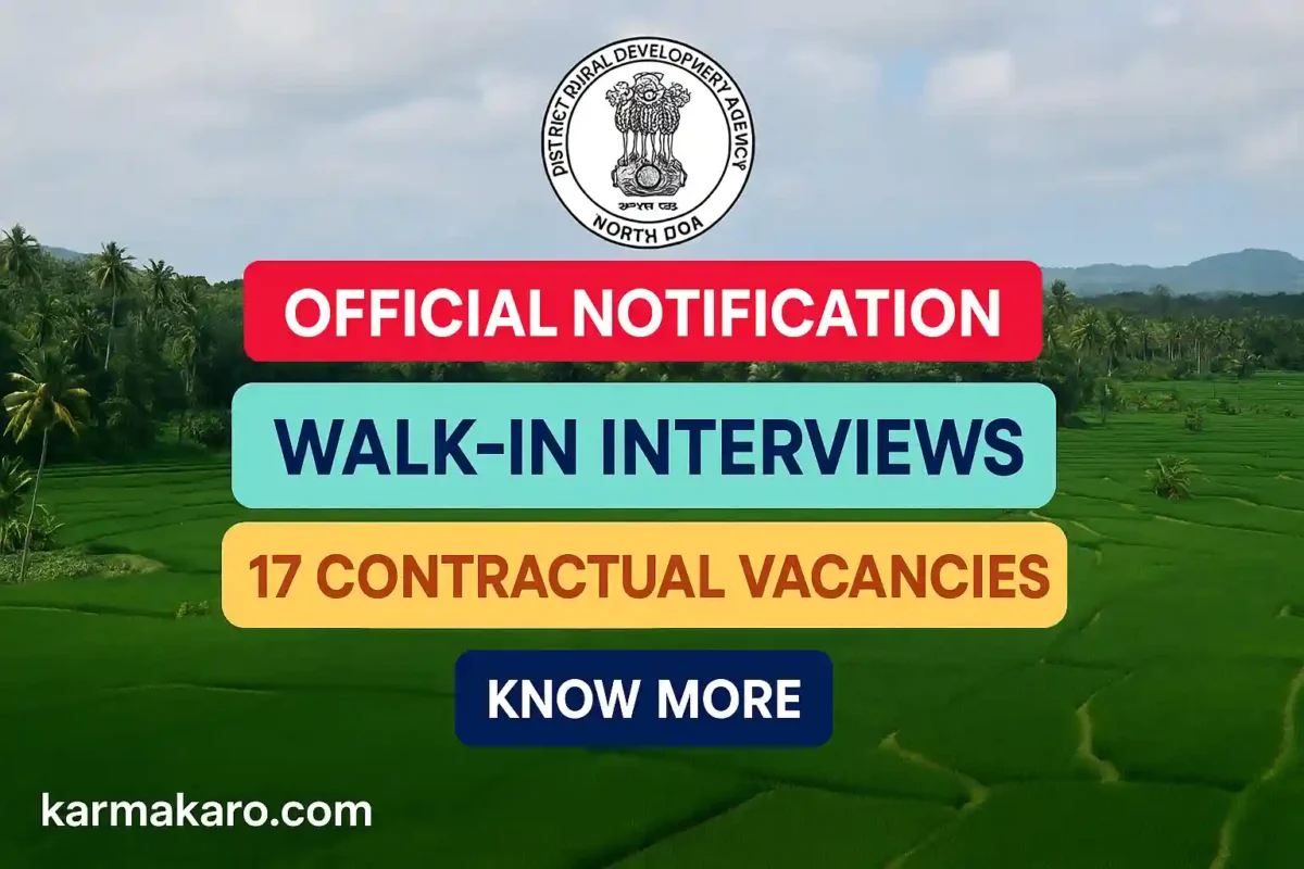 GSRLM Recruitment 2025 Walk-in Interview for 17 Contractual Posts