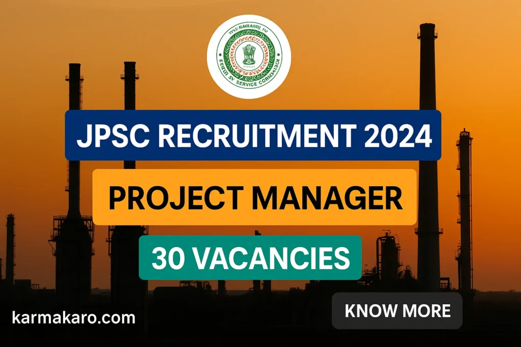 JPSC Project Manager Recruitment 2025 Opportunity to Build the Future of Jharkhand