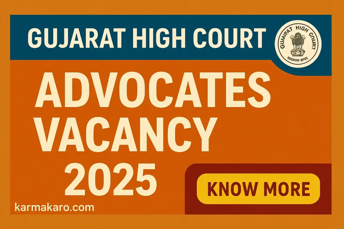Gujarat High Court Advocates Recruitment 2025 – 113 Vacancies Announced