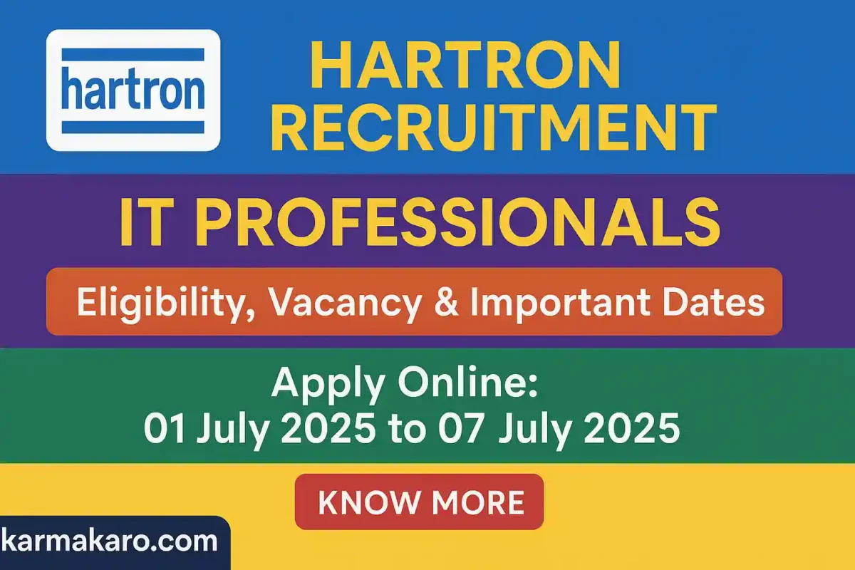 HARTRON IT Professionals Recruitment 2025 - Full Details