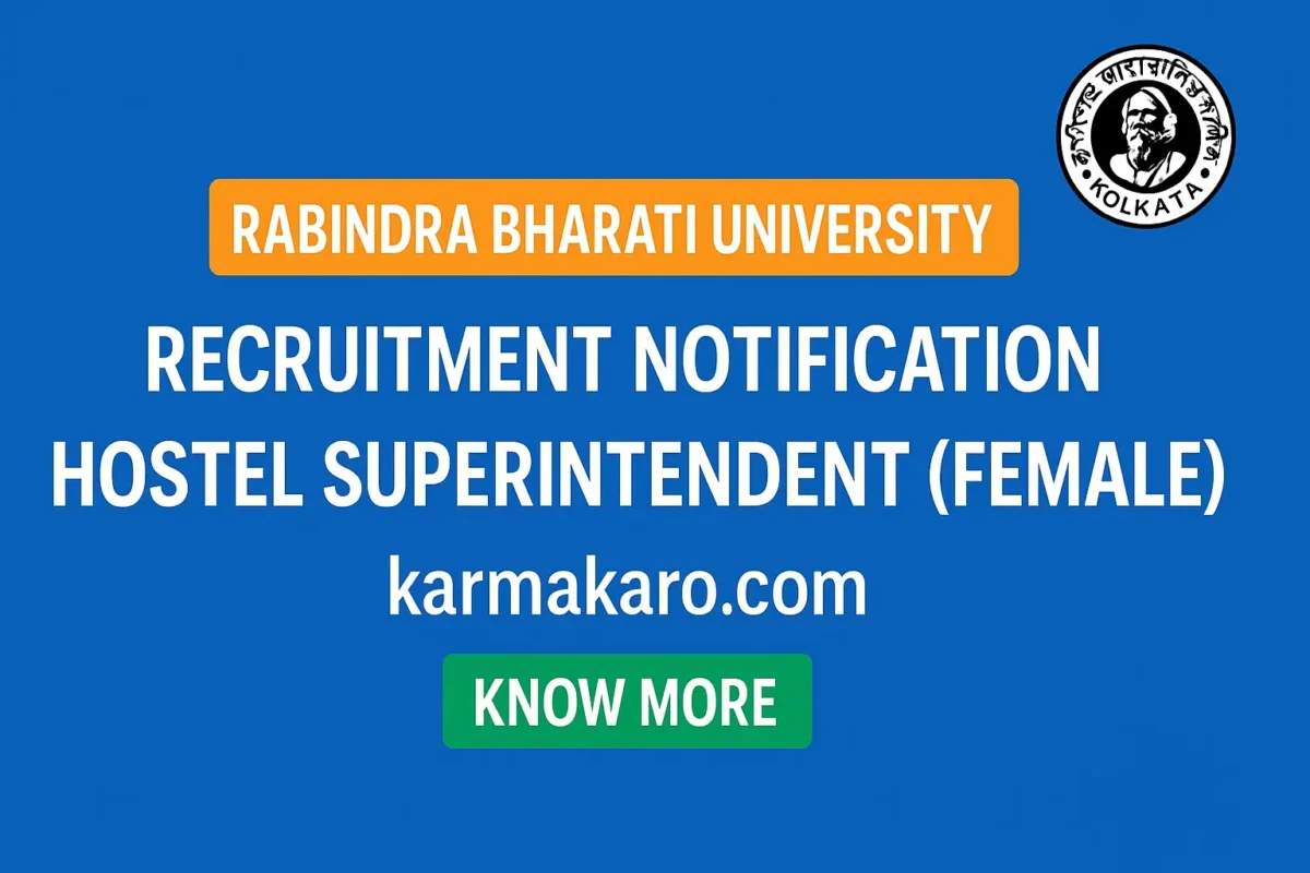 RBU Hostel Superintendent Recruitment 2025 - Full-Time Contractual Posts