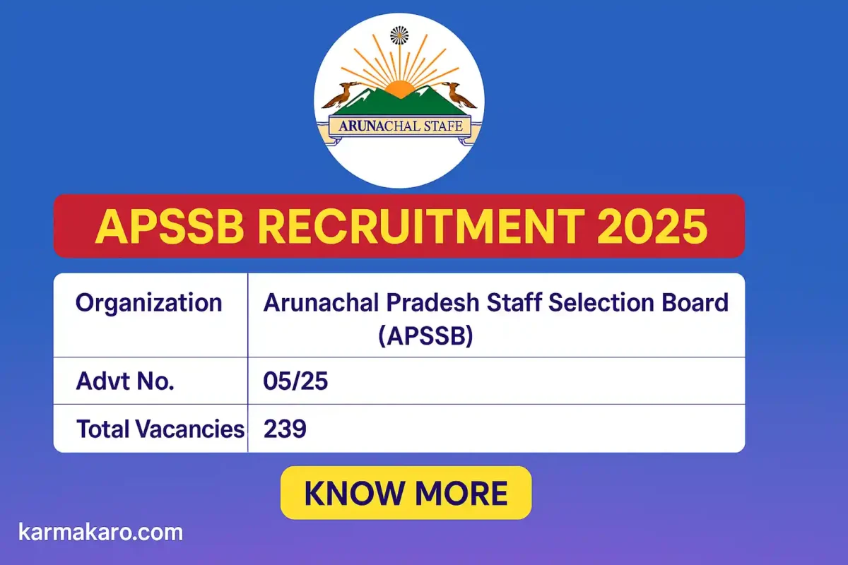 APSSB Recruitment 2025 Apply Online for 239 Driver, Junior Estimator & Other Posts