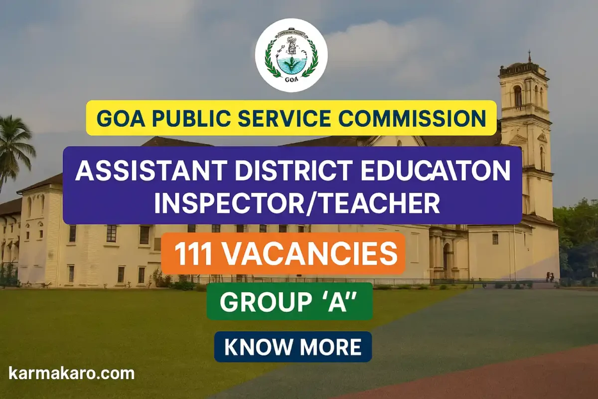 GPSC Teacher Recruitment 2025 – Apply Online for 111 Assistant District Educational InspectorTeacher Posts