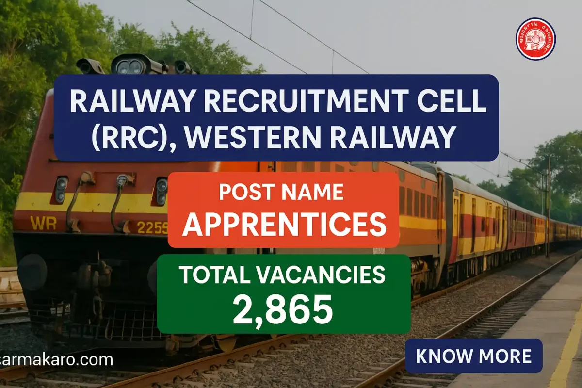 RRC Western Railway Recruitment 2025