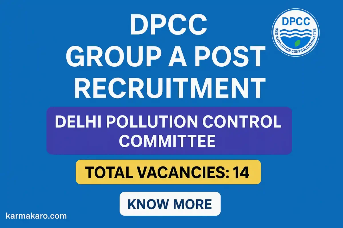 DPCC Recruitment 2025 – Apply Offline for 14 Group A Posts