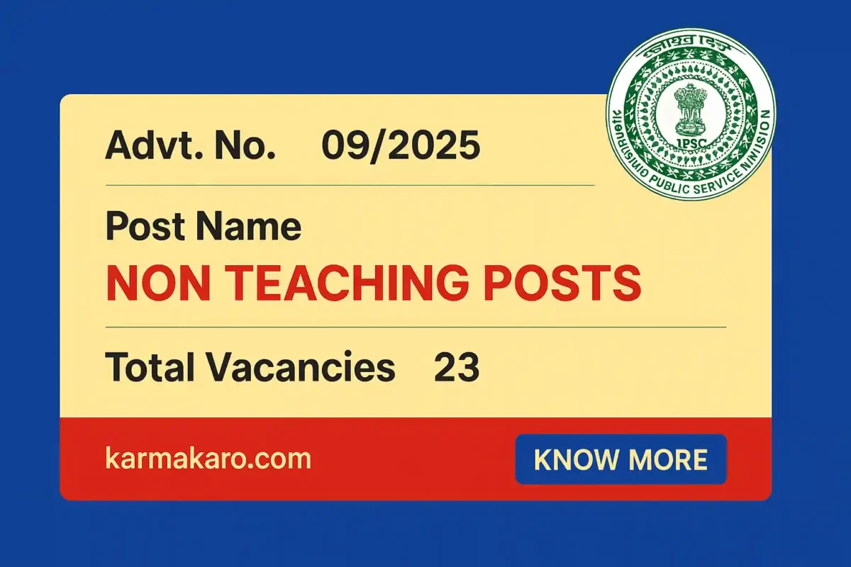 JPSC Non Teaching Recruitment 2025 Apply Online for 23 Vacancies