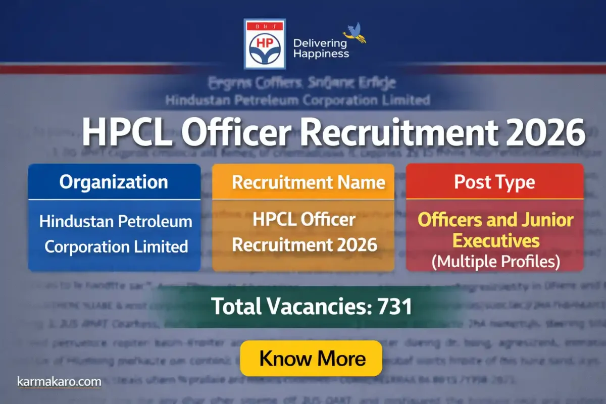 HPCL Officer Recruitment 2026