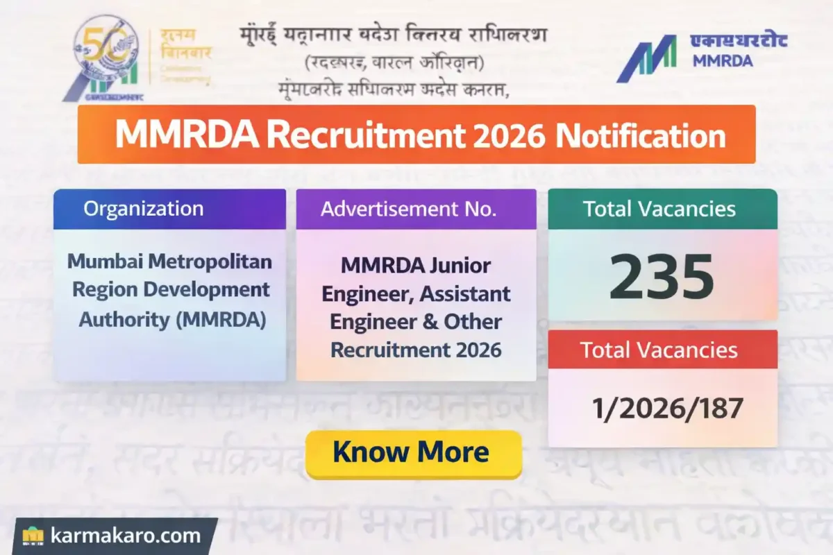 MMRDA Recruitment 2026