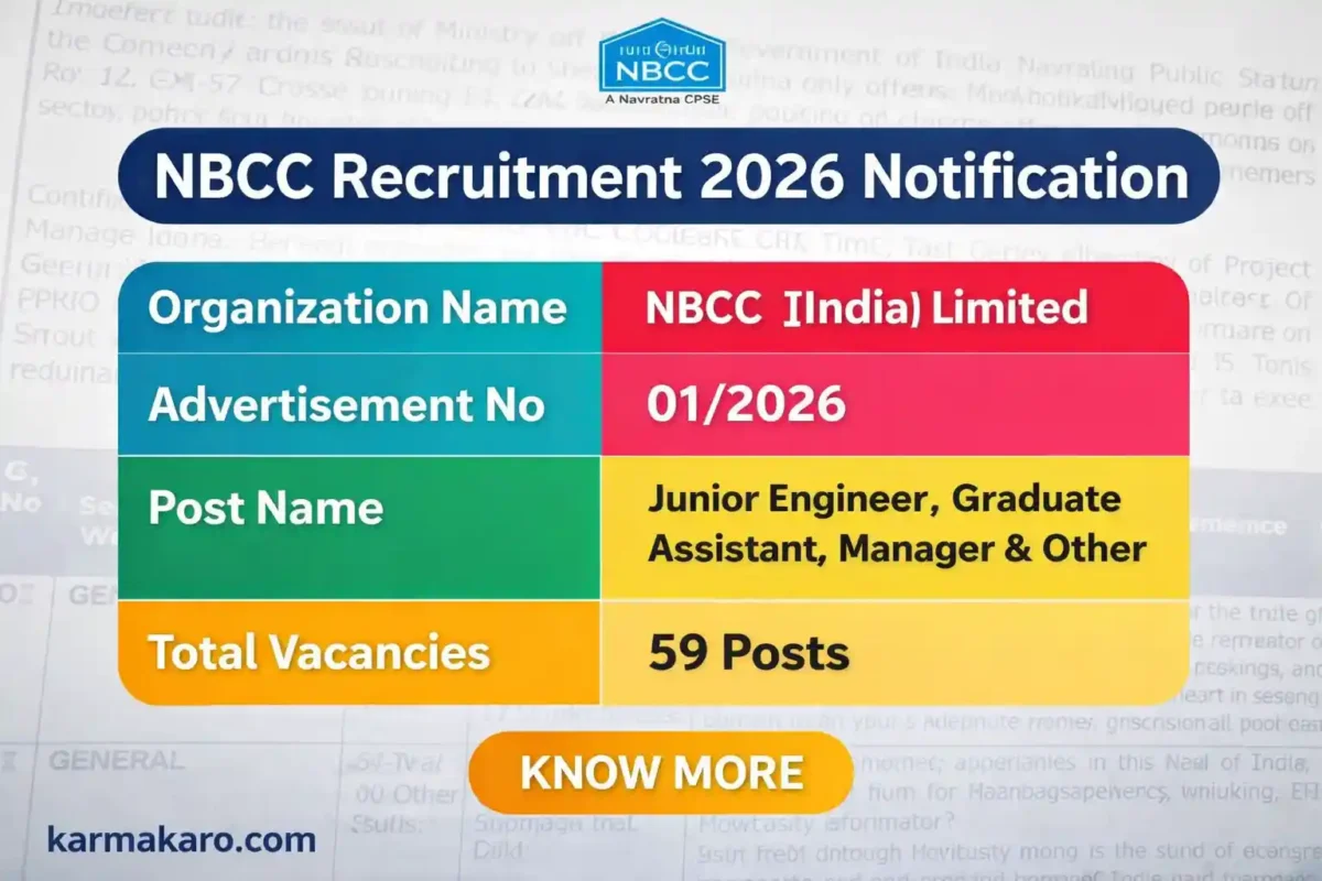 NBCC Recruitment 2026