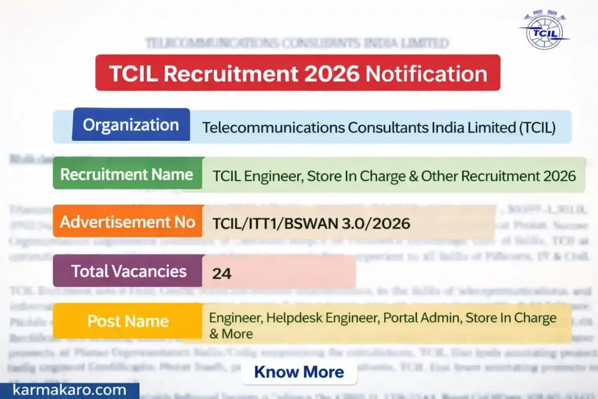 TCIL Recruitment 2026