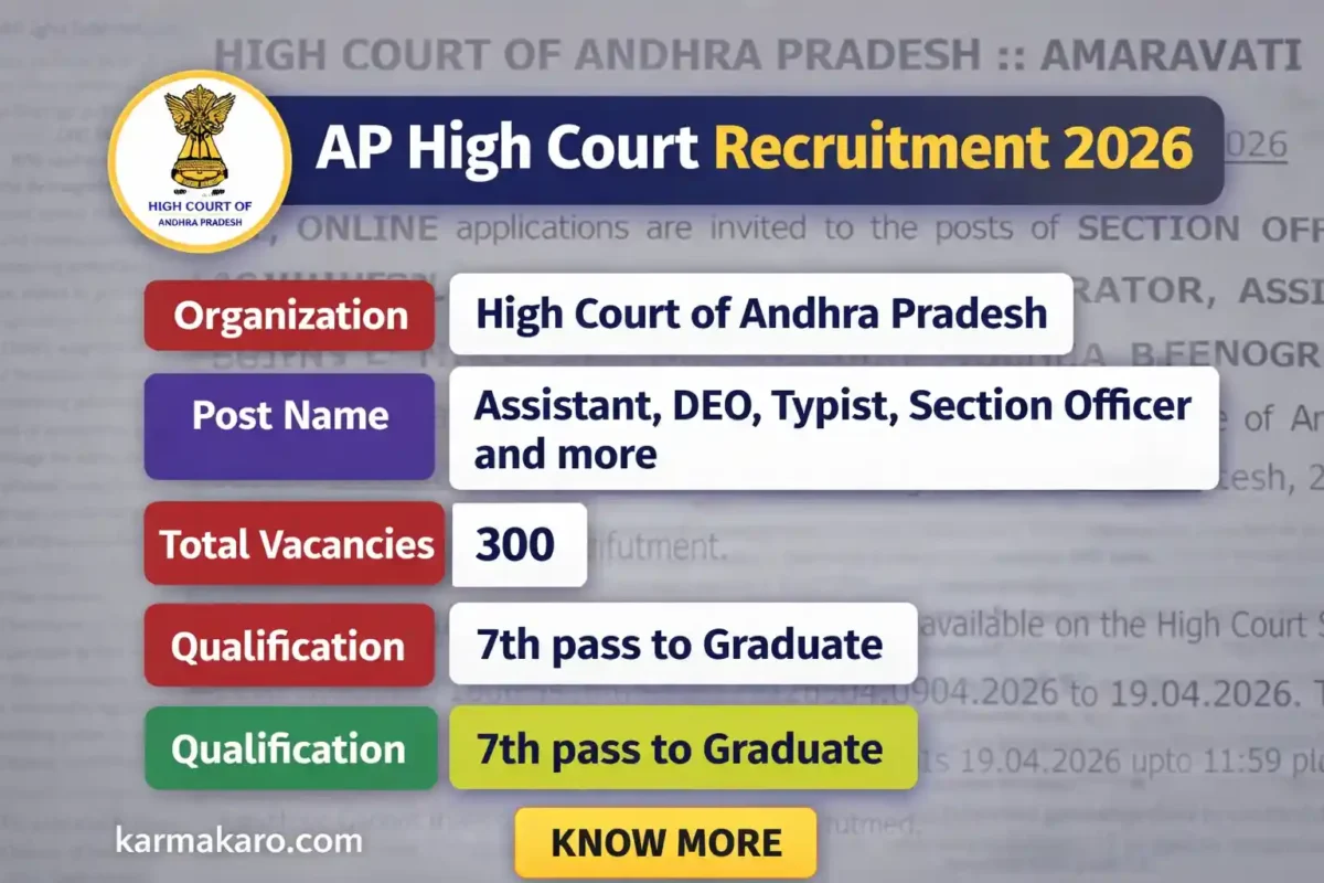 AP High Court Recruitment 2026
