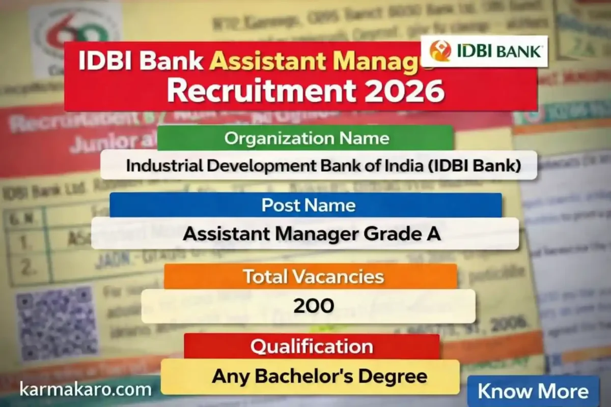 IDBI Bank Assistant Manager 2026