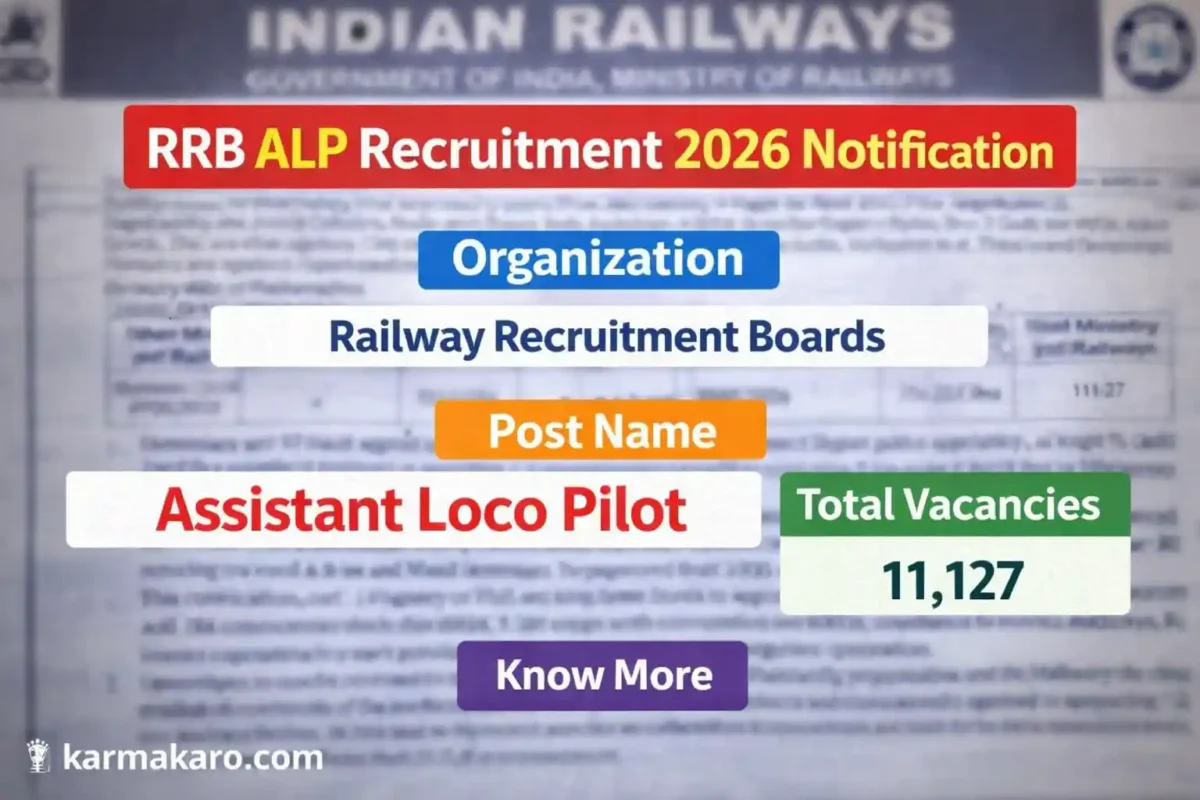 RRB ALP Recruitment 2026